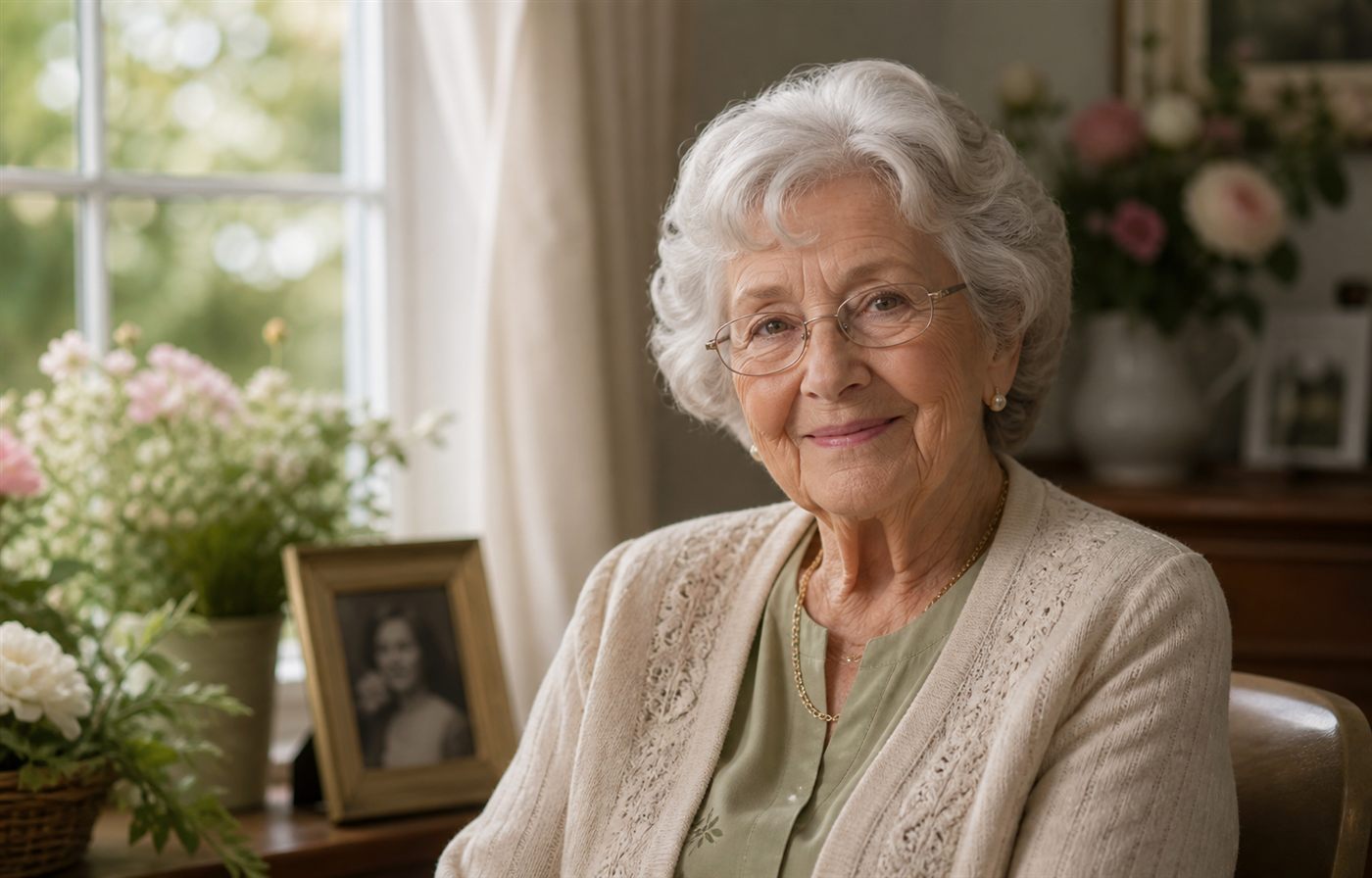 Memorial tribute honoree portrait